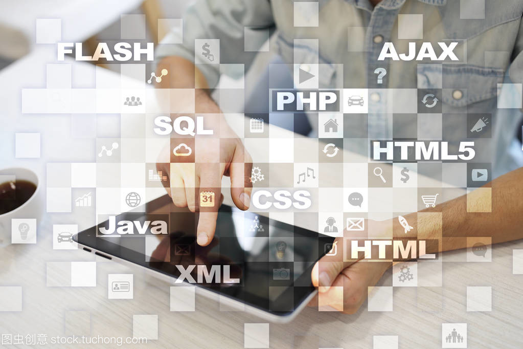 Web 開(kāi)發(fā)。編程。互聯(lián)網(wǎng)和技術(shù)概念